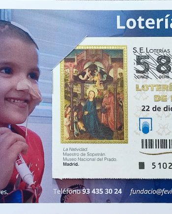 Décimo solidario de la lotería nacional 2023
